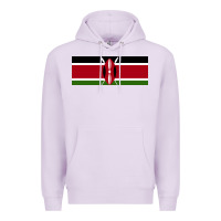 Lilac kenya flag Premium Hoodie - artisFamous