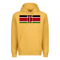 Mustard kenya flag Premium Hoodie - artisFamous