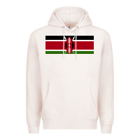 Pale Pink kenya flag Premium Hoodie - artisFamous