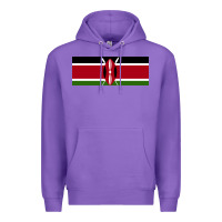 Purple kenya flag Premium Hoodie - artisFamous