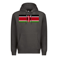 Smoke kenya flag Premium Hoodie - artisFamous