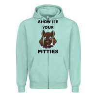 Seafoam Show Me Your Pitties Zipper Hoodie - Bettercallsaul