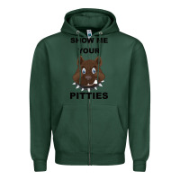 Sports Green Show Me Your Pitties Zipper Hoodie - Bettercallsaul