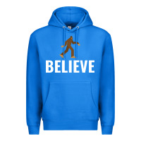 True Royal believe bigfoot white Premium Hoodie - artisFamous