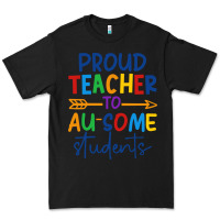 Black Proud teacher to au-some students Premium Tee - CowhideDigitalArt