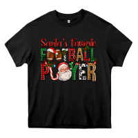 Black Santa's Favorite Football Player For Christmas Heavy Core Tee - FaDigitalArtStudio