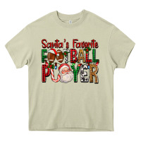 Mossy Santa's Favorite Football Player For Christmas Heavy Core Tee - FaDigitalArtStudio