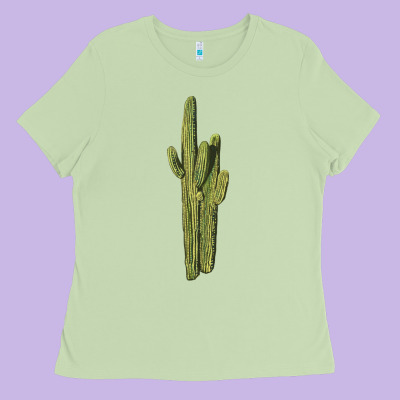 Saguaro Cactus Ladies Tee Designed By Lillyallendesigns