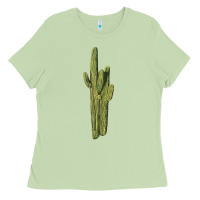 Matcha saguaro cactus Ladies Tee - LillyAllenDesigns