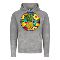 Cloud Rock pineapple leopard Vintage Hoodie - BarkalooDesign