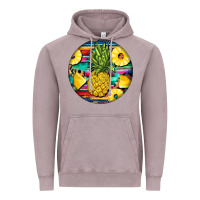 Vintage Zinc pineapple leopard Vintage Hoodie - BarkalooDesign