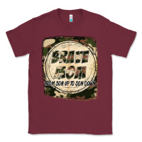Burgundy Brave mom from son up to son down Mother's Day Classic Tee - FaDigitalArtStudio
