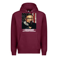 Burgundy Notorious R.B.G. Funny Progressive, Liberal Ruth Bader Ginsburg Premium Hoodie - artisFamous