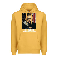 Mustard Notorious R.B.G. Funny Progressive, Liberal Ruth Bader Ginsburg Premium Hoodie - artisFamous