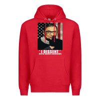 Red Notorious R.B.G. Funny Progressive, Liberal Ruth Bader Ginsburg Premium Hoodie - artisFamous