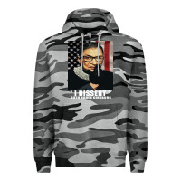 Slate Camo Notorious R.B.G. Funny Progressive, Liberal Ruth Bader Ginsburg Premium Hoodie - artisFamous