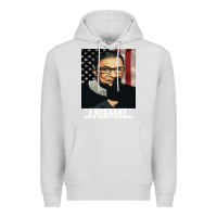 Dove Grey Notorious R.B.G. Funny Progressive, Liberal Ruth Bader Ginsburg Premium Hoodie - artisFamous