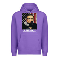 Purple Notorious R.B.G. Funny Progressive, Liberal Ruth Bader Ginsburg Premium Hoodie - artisFamous