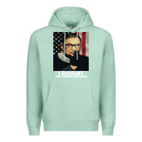 Seafoam Notorious R.B.G. Funny Progressive, Liberal Ruth Bader Ginsburg Premium Hoodie - artisFamous
