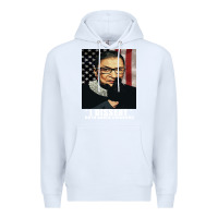 White Notorious R.B.G. Funny Progressive, Liberal Ruth Bader Ginsburg Premium Hoodie - artisFamous