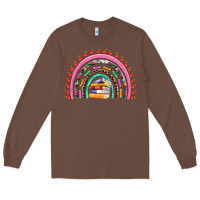 Chestnut teacher pen apple books rainbow Long Sleeve Tee - Artiststas