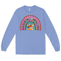 Colony Blue teacher pen apple books rainbow Long Sleeve Tee - Artiststas