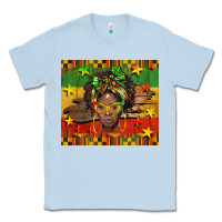 Dusty Blue juneteenth black women  tumbler Classic Tee - BarkalooDesign