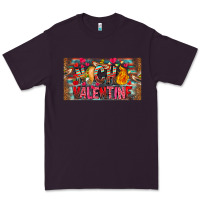 Plum Nach Valentine Premium Tee - CowhideDigitalArt