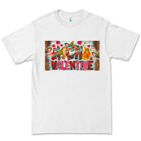 White Nach Valentine Premium Tee - CowhideDigitalArt