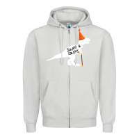 Dove Grey Seven a Saurus Zipper Hoodie - Bettercallsaul