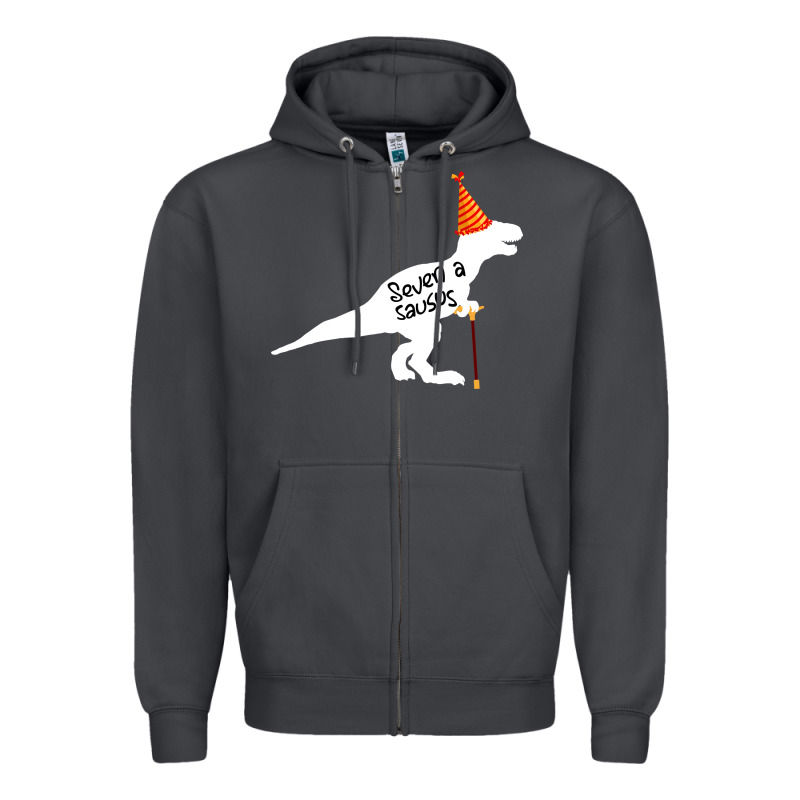 Seven A Saurus Zipper Hoodie by Bettercallsaul | Teevron