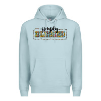 Blue Mist simply blessed Premium Hoodie - BarkalooDesign