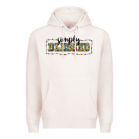 Pale Pink simply blessed Premium Hoodie - BarkalooDesign