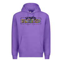 Purple simply blessed Premium Hoodie - BarkalooDesign