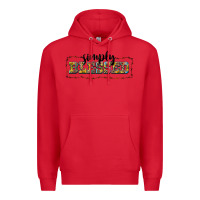 Red simply blessed Premium Hoodie - BarkalooDesign