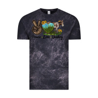 Cloud Black Peace Love Donkey Vintage Tee - LillyAllenDesigns