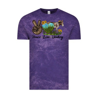 Cloud Purple Peace Love Donkey Vintage Tee - LillyAllenDesigns
