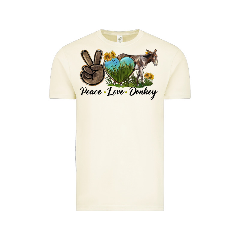 Peace Love Donkey Vintage Tee by LillyAllenDesigns | Teevron