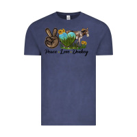 Vintage Denim Peace Love Donkey Vintage Tee - LillyAllenDesigns