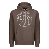 Coffee outline seven lions Premium Hoodie - artisFamous