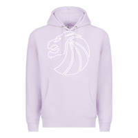 Lilac outline seven lions Premium Hoodie - artisFamous
