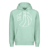Seafoam outline seven lions Premium Hoodie - artisFamous