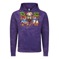 Cloud Purple hello summer camel at the beach Vintage Hoodie - BarkalooDesign