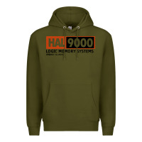 Army Green hal 9000 logic memory systems urbana illinois Premium Hoodie - artisFamous