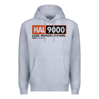 Heather Grey hal 9000 logic memory systems urbana illinois Premium Hoodie - artisFamous