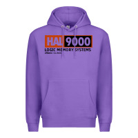 Purple hal 9000 logic memory systems urbana illinois Premium Hoodie - artisFamous