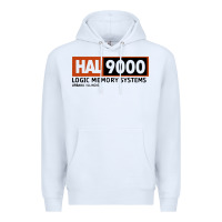 White hal 9000 logic memory systems urbana illinois Premium Hoodie - artisFamous