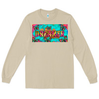 Mushroom dreamer with butterfly and tie dye  licance  plate Long Sleeve Tee - Artiststas