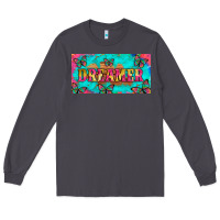 Smoke dreamer with butterfly and tie dye  licance  plate Long Sleeve Tee - Artiststas