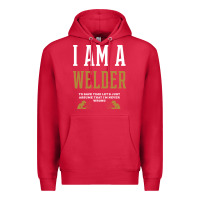 Cardinal I Am A WELDER - WELDER Job Gift Funny Premium Hoodie - artisFamous